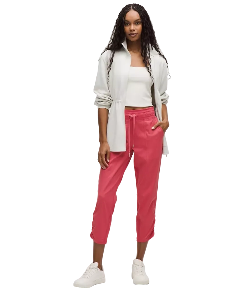 Lululemon Dance Studio Mid-Rise Cropped Pant Desert Red