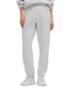 Lululemon Scuba Mid-Rise Oversized Jogger Regular Heathered Core Ultra Light Grey