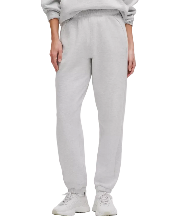 Lululemon Scuba Mid-Rise Oversized Jogger Regular Heathered Core Ultra Light Grey
