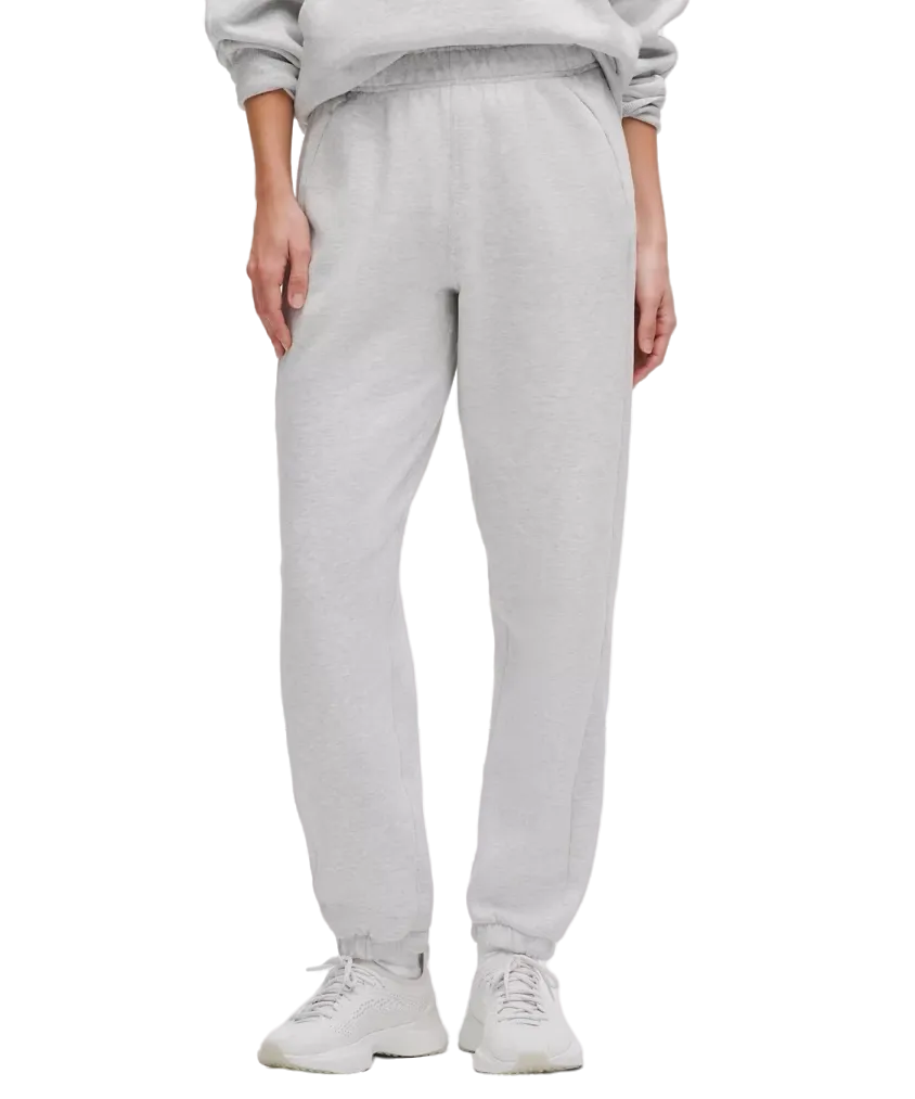 Lululemon Scuba Mid-Rise Oversized Jogger Regular Heathered Core Ultra Light Grey