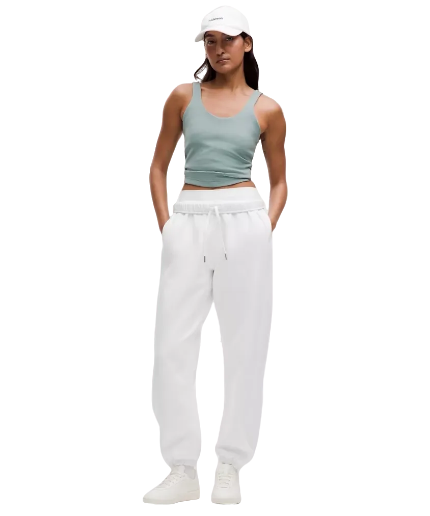 Lululemon Scuba Mid-Rise Oversized Jogger Regular White