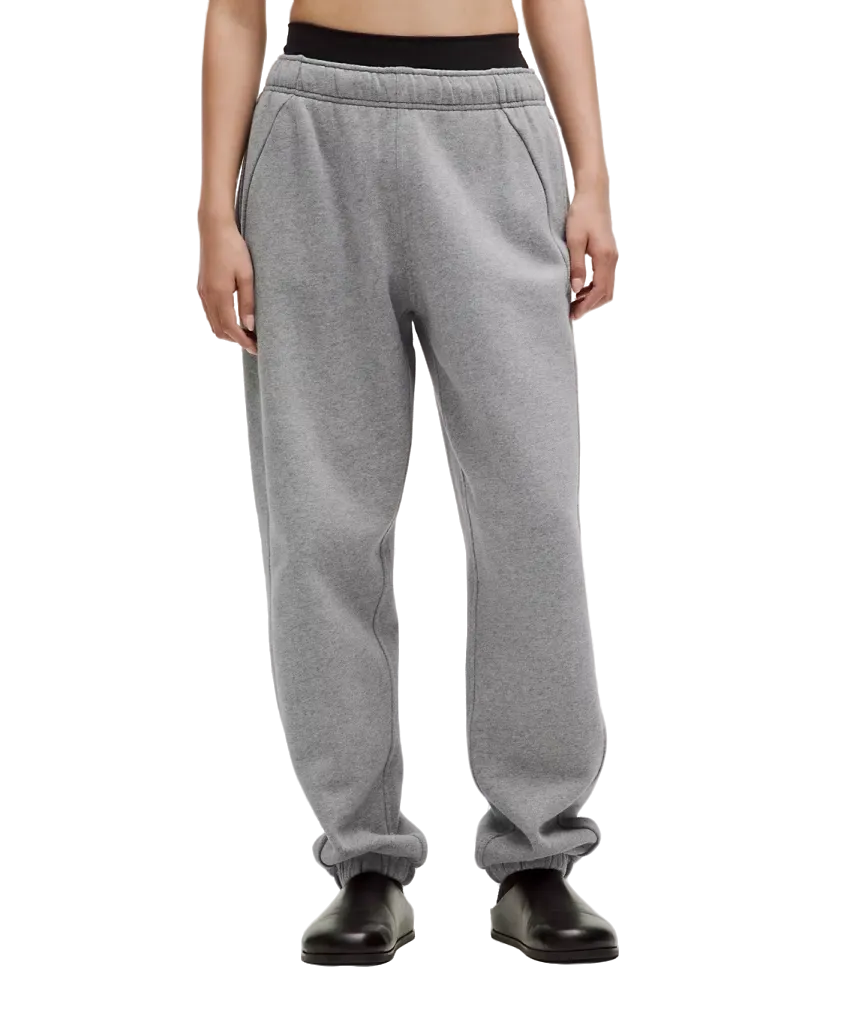 Lululemon Scuba Mid-Rise Oversized Jogger Regular Heathered Medium Grey