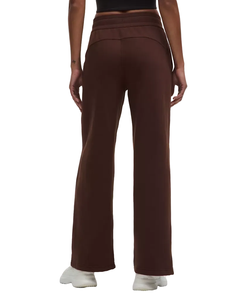 Lululemon Scuba Mid-Rise Wide-Leg Pant Lava Cake