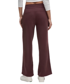 Lululemon Scuba Mid-Rise Wide-Leg Pant Goodnight Plum