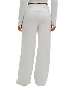 Lululemon Scuba Mid-Rise Wide-Leg Pant Heathered Core Ultra Light Grey