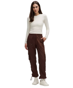 Lululemon Dance Studio Relaxed-Fit Mid-Rise Cargo Pant Lava Cake