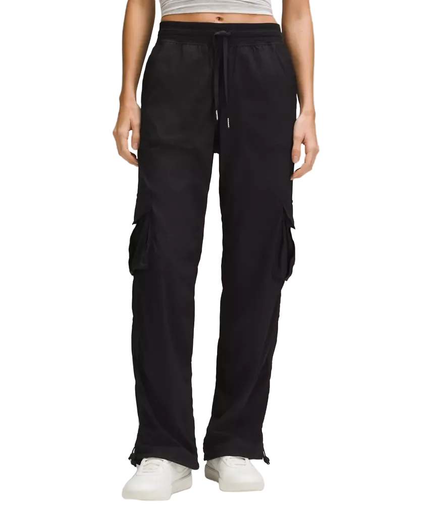 Lululemon Dance Studio Relaxed-Fit Mid-Rise Cargo Pant Black