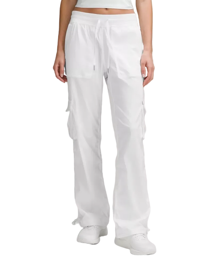 Lululemon Dance Studio Relaxed-Fit Mid-Rise Cargo Pant White
