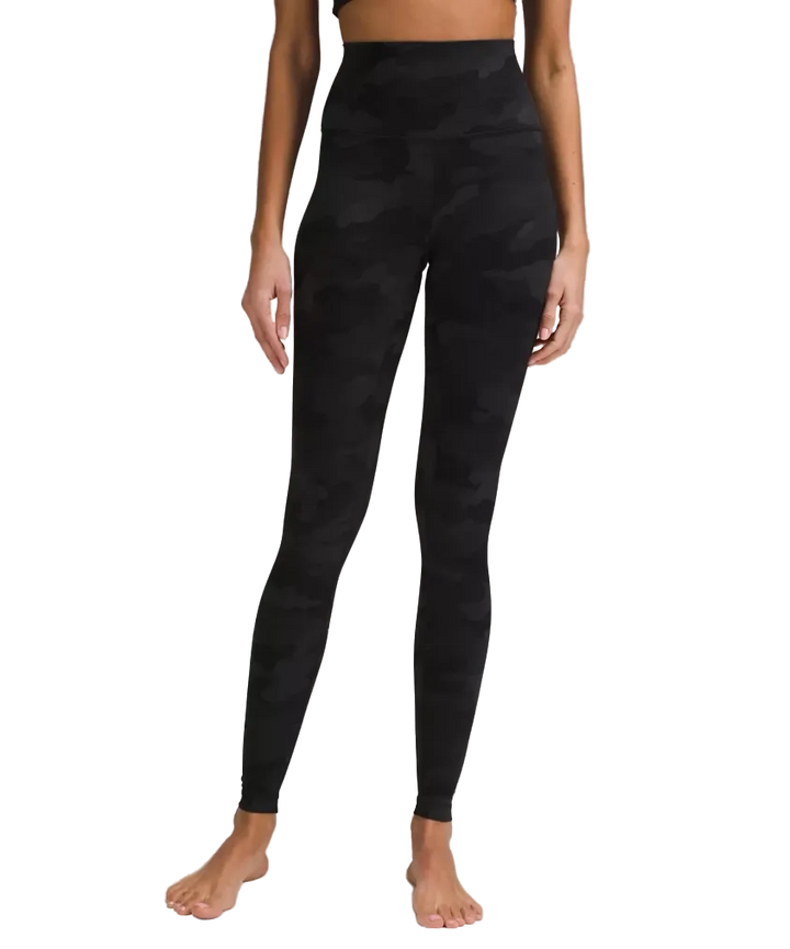 Lululemon Align High-Rise Pant 28" Heritage 365 Camo Deep Coal Multi