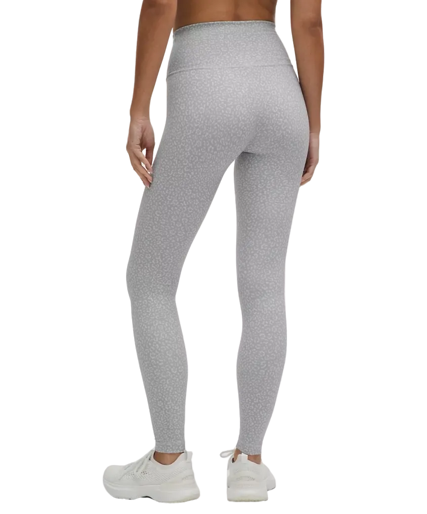 Lululemon Wunder Train High-Rise Tight 28" Leopard Daisy Starlight Multi