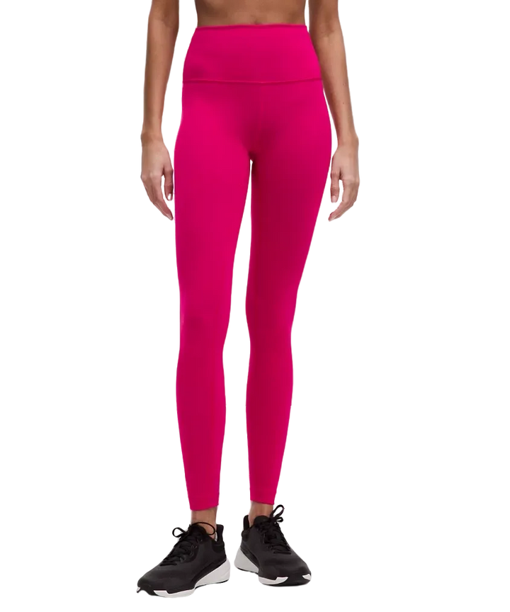 Lululemon Fast and Free High-Rise Tight 25” Pockets Updated Dark Red