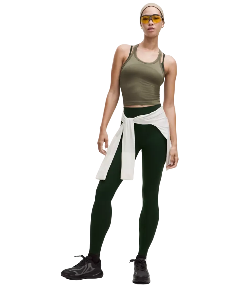 Lululemon Wunder Train High-Rise Tight 28" Rainforest Green