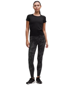 Lululemon Wunder Train High-Rise Tight 28" Hidden Heritage Lace Black Multi