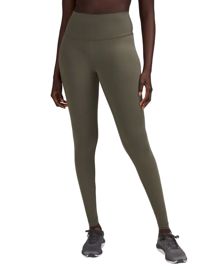 Lululemon Wunder Train High-Rise Tight 28" Army Green