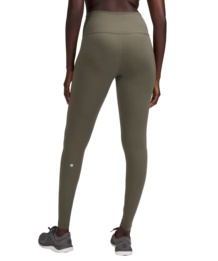 Lululemon Wunder Train High-Rise Tight 28" Army Green