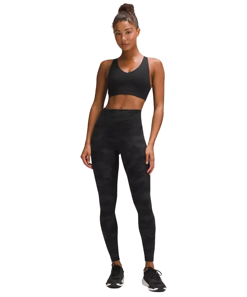 Lululemon Wunder Train High-Rise Tight 28" Heritage 365 Camo Deep Coal Multi