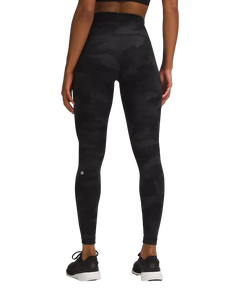 Lululemon Wunder Train High-Rise Tight 28" Heritage 365 Camo Deep Coal Multi