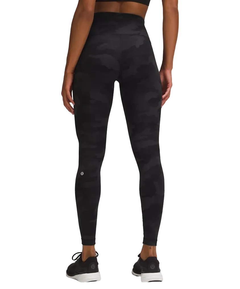 Lululemon Wunder Train High-Rise Tight 28" Heritage 365 Camo Deep Coal Multi