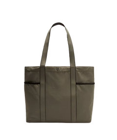 Lululemon Daily Multi-Pocket Tote Bag 20L Grey Sage/Black