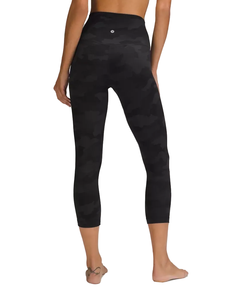 Lululemon Align™ High-Rise Crop 21" Heritage 365 Camo Deep Coal Multi