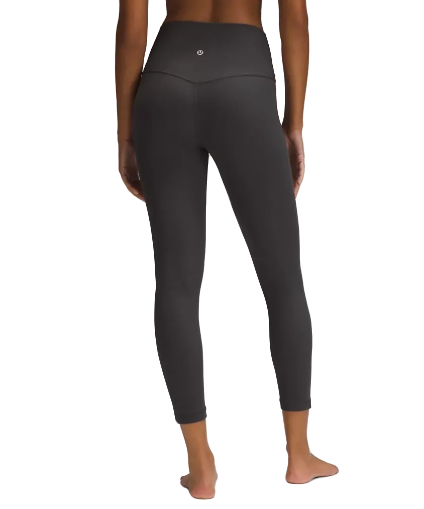 Lululemon Align™ High-Rise Ribbed Pant 25" Graphite Grey