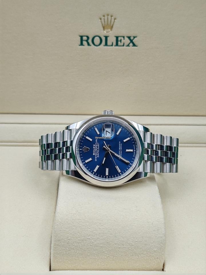Rolex | Datejust | Rolex Datejust 36 126200 Blue Dial Jubilee New 2025 Full Set | Steel | 36 mm | Steel | Blue | Automatic