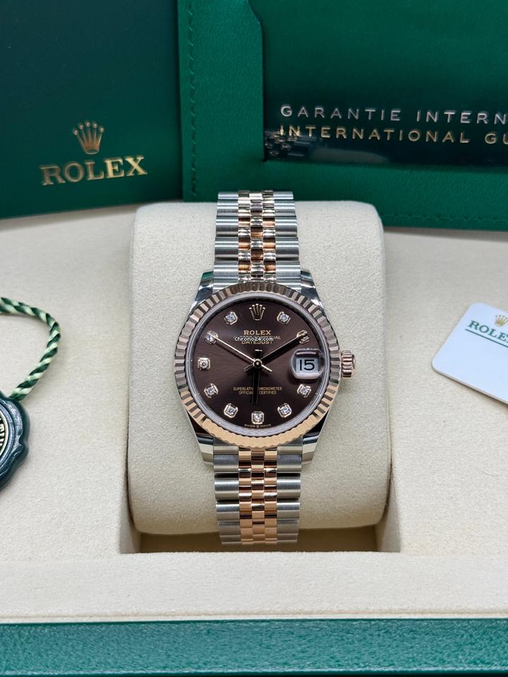 Rolex | Datejust | 278271 | Gold/Steel | 31 mm | Gold/Steel | Brown | Automatic