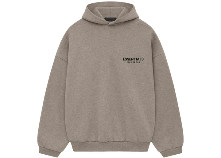 Fear Of God Essentials Fleece Hoodie (Fw24) Heather Gray