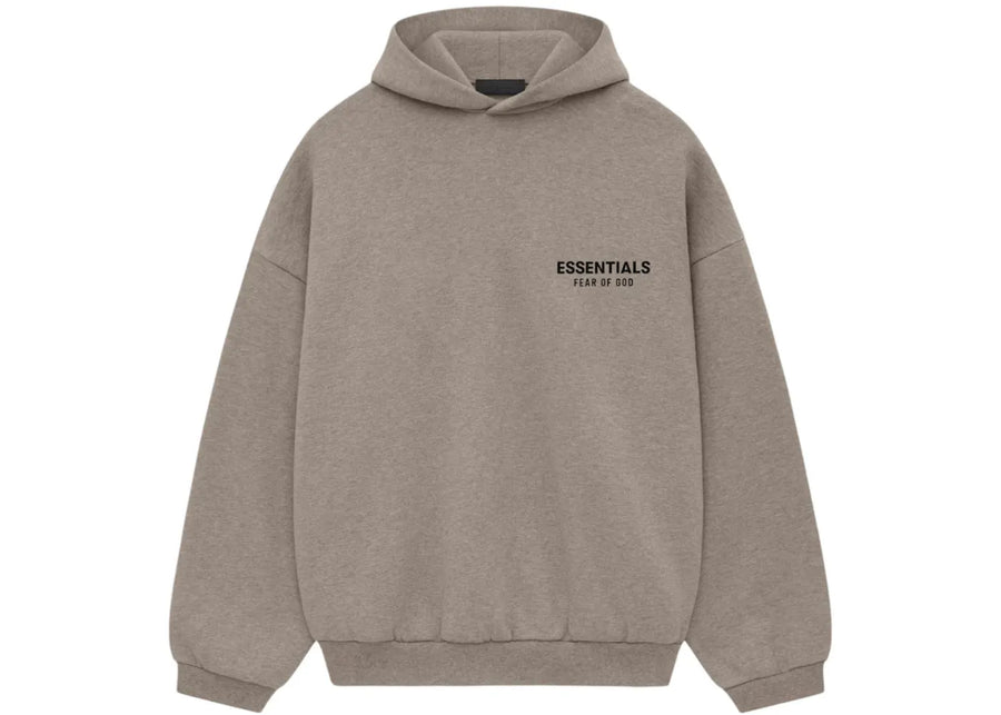 Fear Of God Essentials Fleece Hoodie (Fw24) Heather Gray