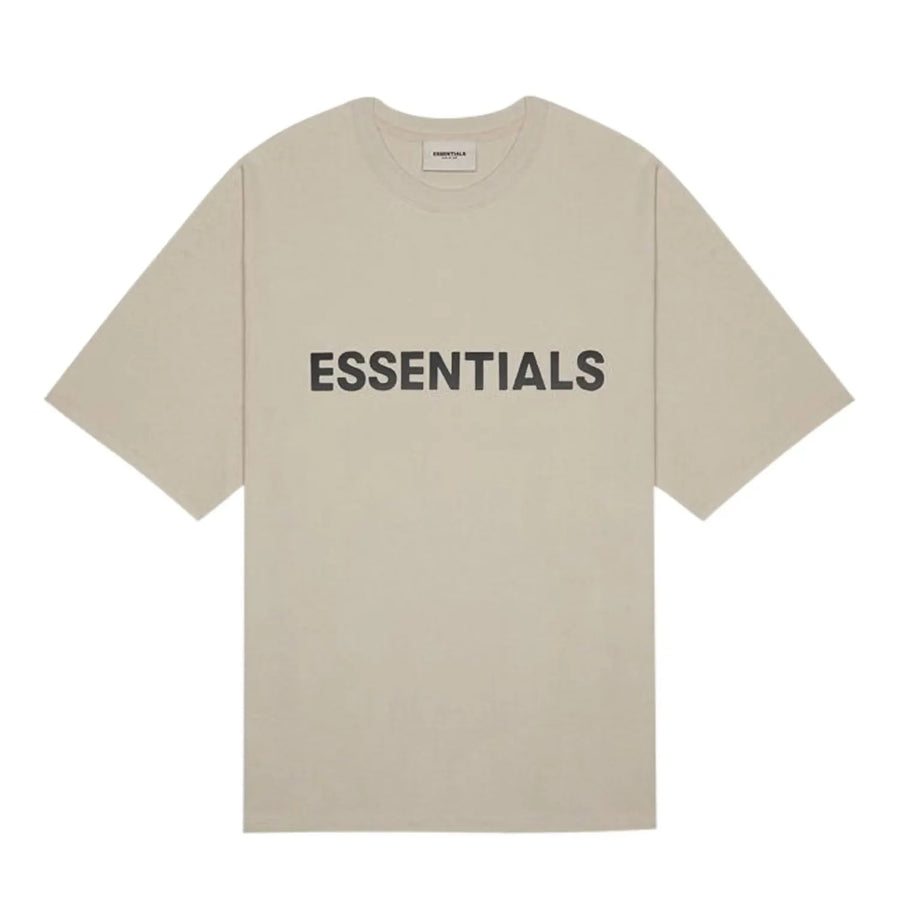 Fear of God Essentials Applique Logo T-Shirt Tan