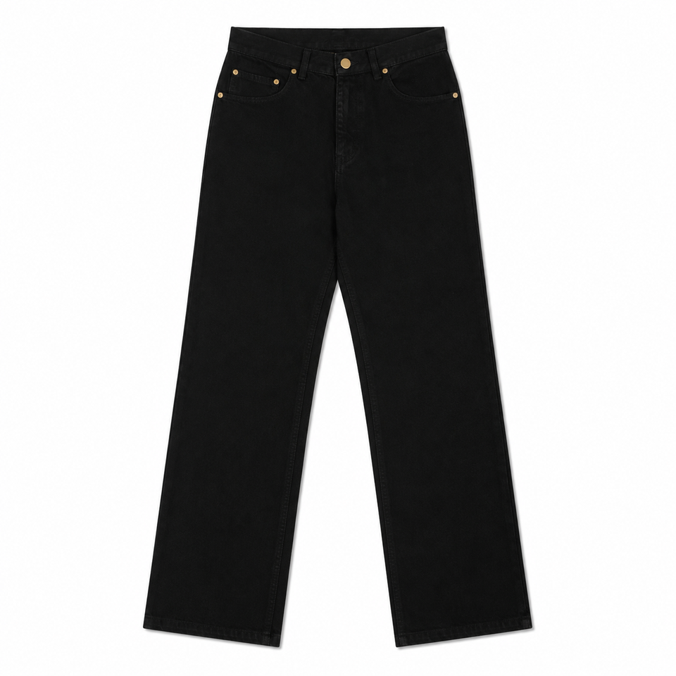 CLASSIC BLACK DENIM WOMEN'S JEANS