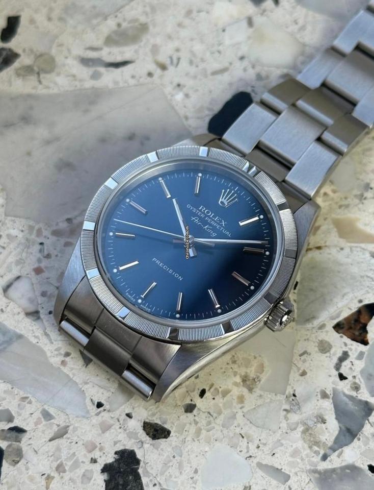 Rolex | Air King | 14010M | Steel | 34 mm | Steel | Blue | Automatic