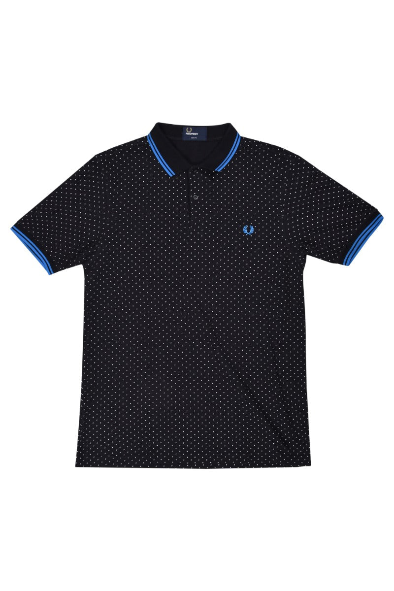 Fred Perry Black Polka Dot T - Shirt