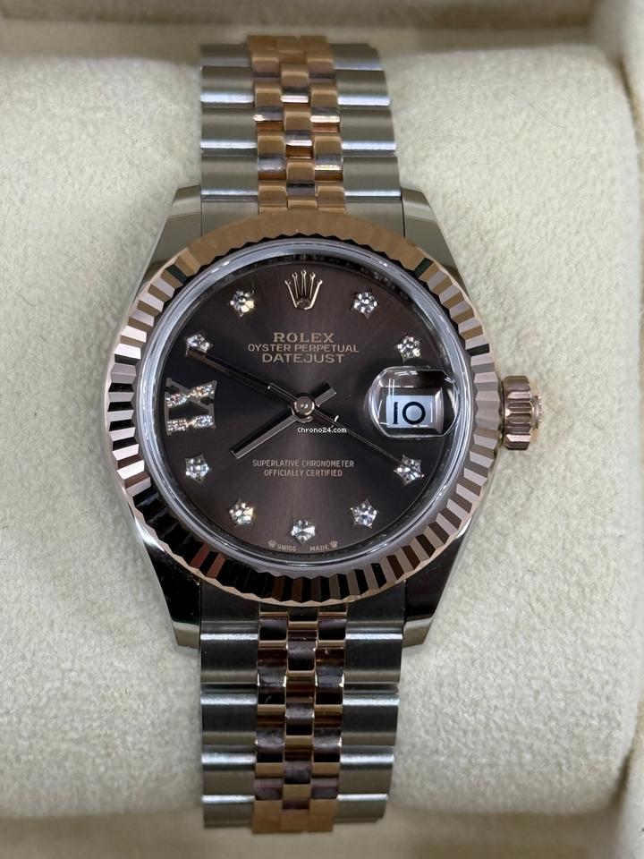 Rolex | Datejust | 279171 | 28 mm | Gold/Steel | Brown | Automatic