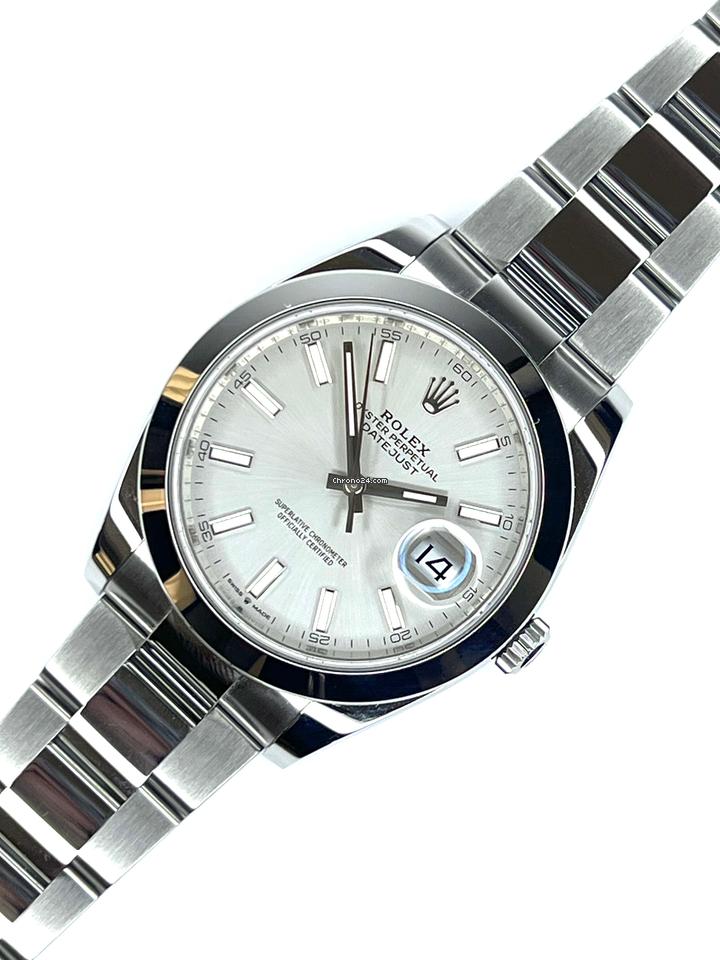Rolex | Datejust | 126300 | Steel | 41 mm | Steel | Silver (solid) | Automatic