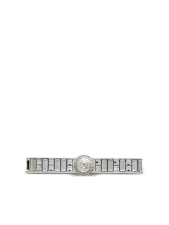 Gianni Ribbon crystal cuff ring