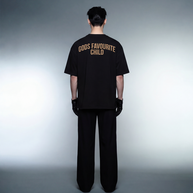 God's favourite Child T-shirt Black