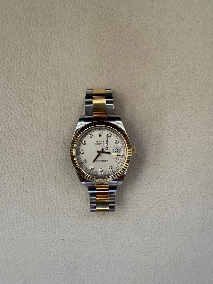 Rolex116333 SPECIAL EDITION WITH IVORY DIAL & DIAMONDS