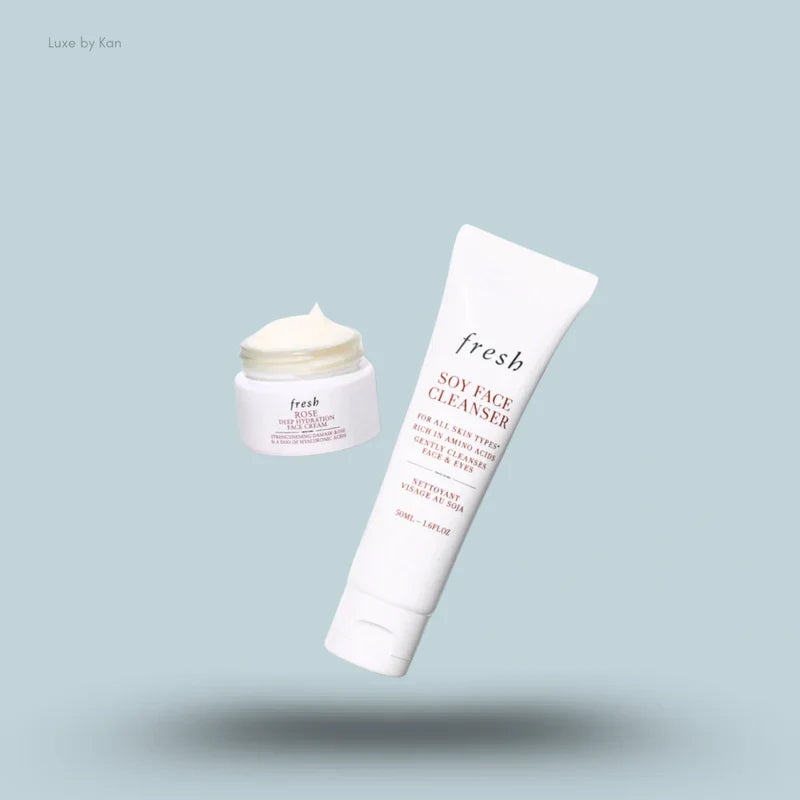 Fresh Cleanse & Moisturize Skincare Set( 50ml, 15ml )