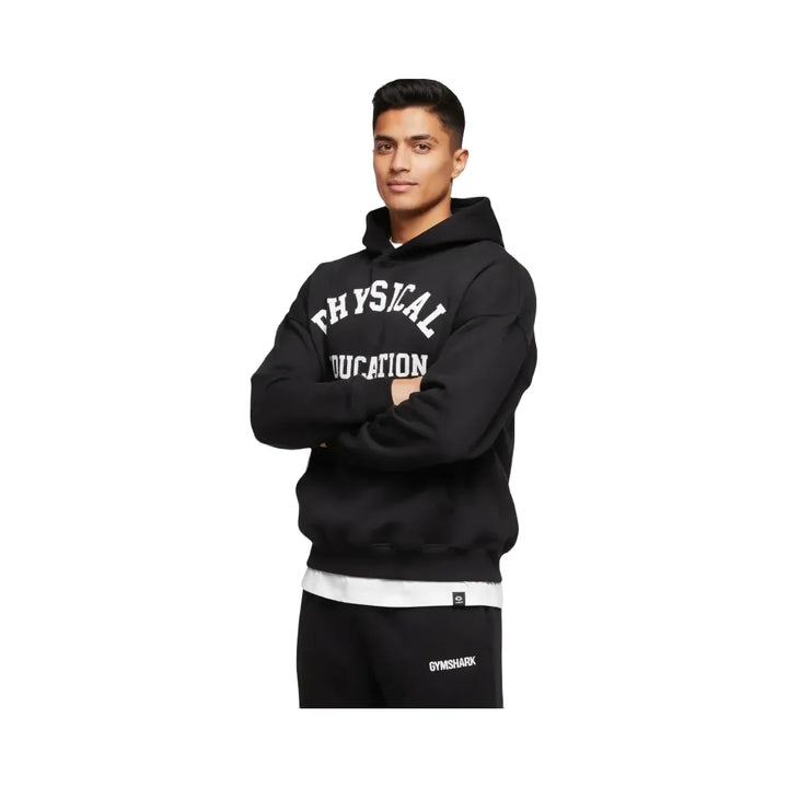 Gymshark Phys Ed Hoodie Oversized Fit Black