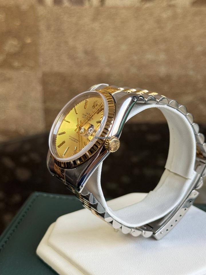 Rolex | Datejust | 16233 | Gold/Steel | 36 mm | Gold/Steel | Champagne | Automatic