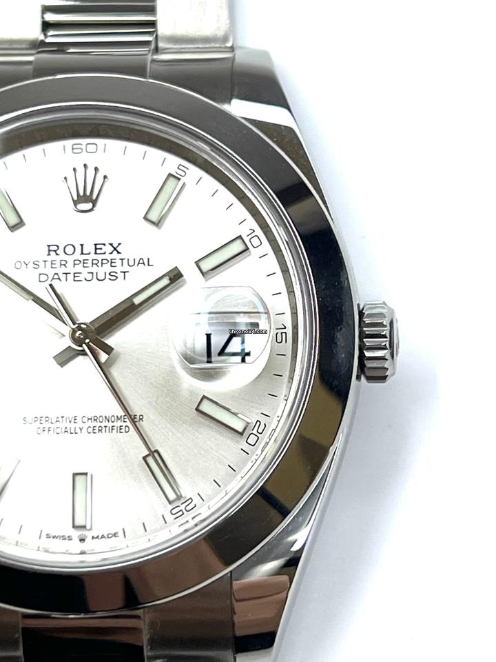 Rolex | Datejust | 126300 | Steel | 41 mm | Steel | Silver (solid) | Automatic
