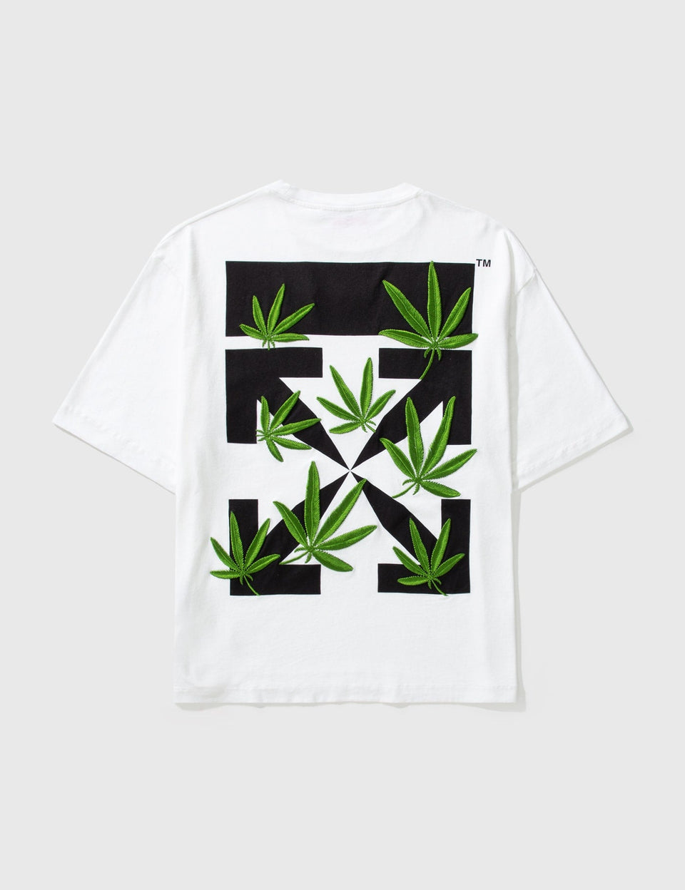Off-White Weed Arrows White Oversized T-Shirt