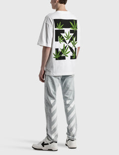 Off-White Weed Arrows White Oversized T-Shirt