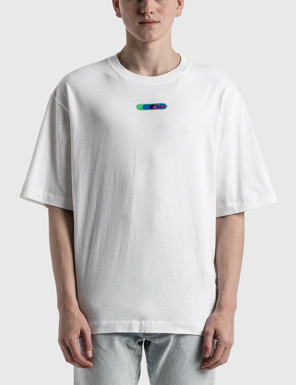 Off-White Weed Arrows White Oversized T-Shirt