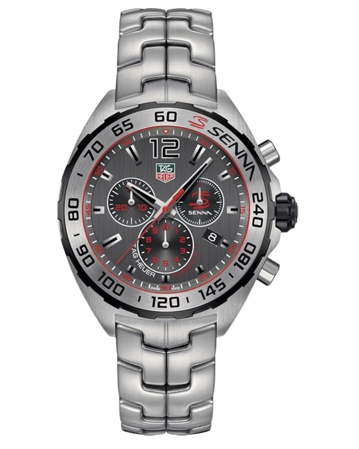 Tag Heuer Formula 1 Senna Edition Grey Dial Stainless Steel Men's Watch CAZ1012.BA0883