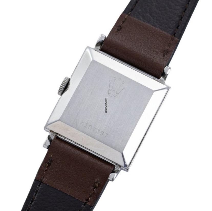 Rolex | Precision | 2611 | Steel | 20 mm | Leather | Silver | Manual winding