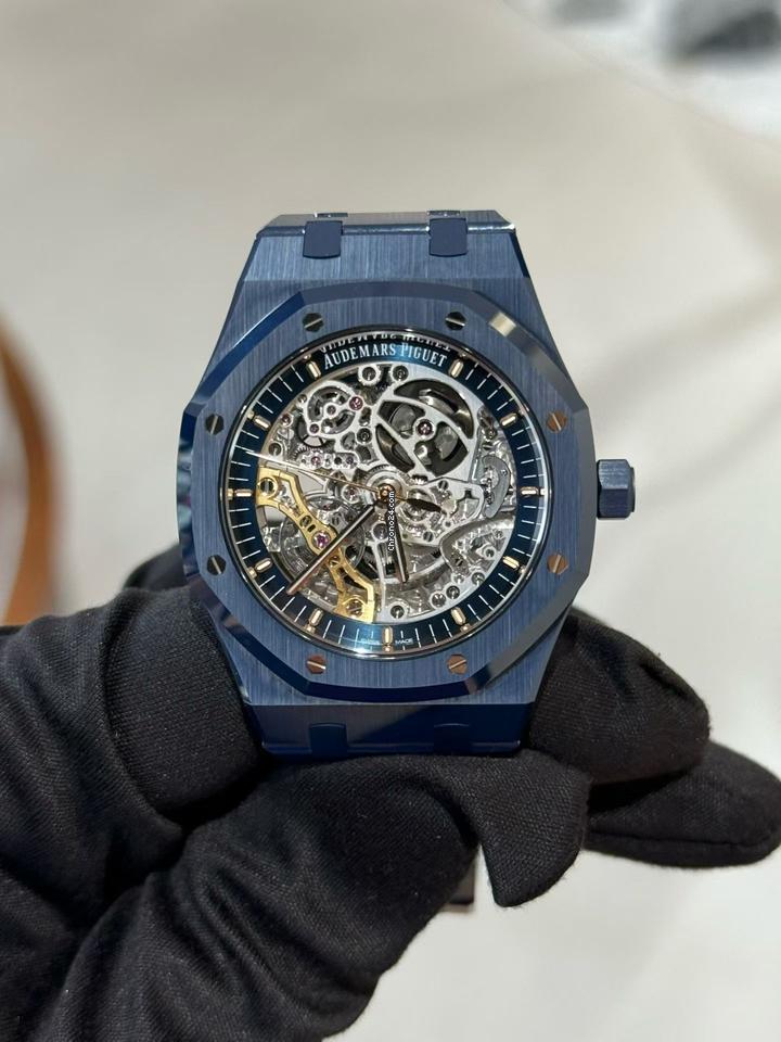 Audemars Piguet Double Balance Wheel Openworked Bleu Nuit Nuage