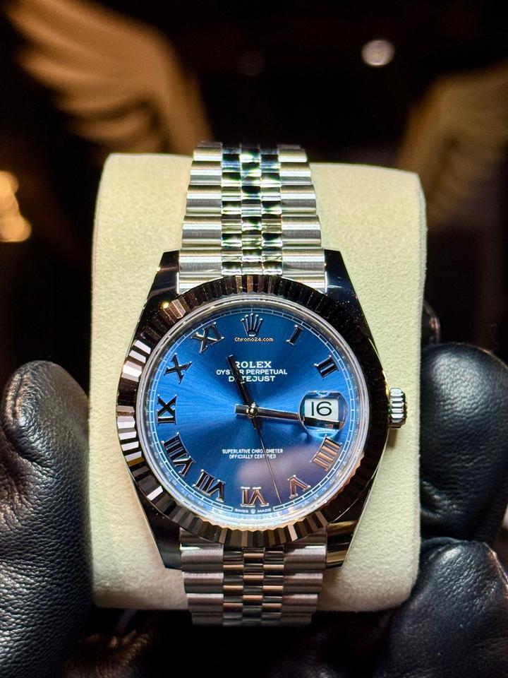 Rolex | Datejust | 126334 | Sapphire crystal | 41 mm | Steel | Blue | Automatic