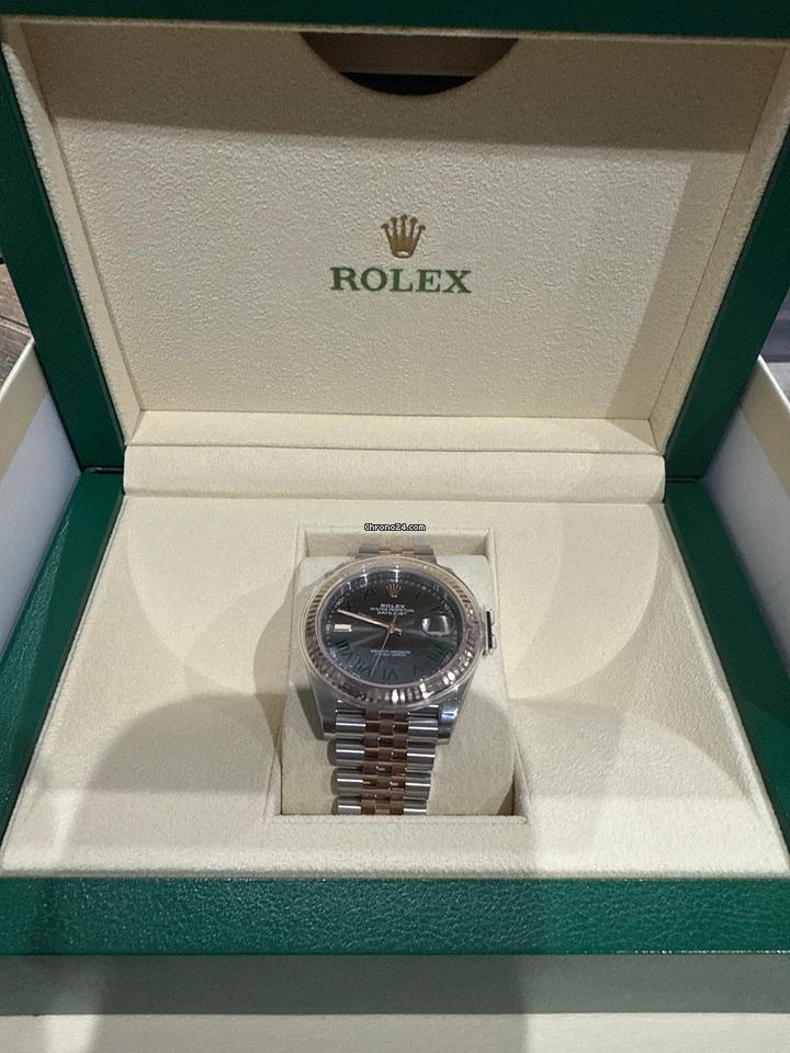 Rolex | Datejust | 126331 | Steel | 41 mm | Rose gold | Black | Automatic
